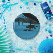 Winter Wolf - Tapetum Lucidum Papieren Bordje (Feest)