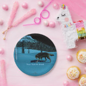 Winter Wolf - Tapetum Lucidum Papieren Bordje (Feest)