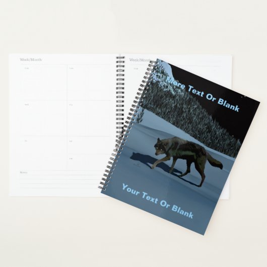 Winter Wolf - Tapetum Lucidum Planner (Display)