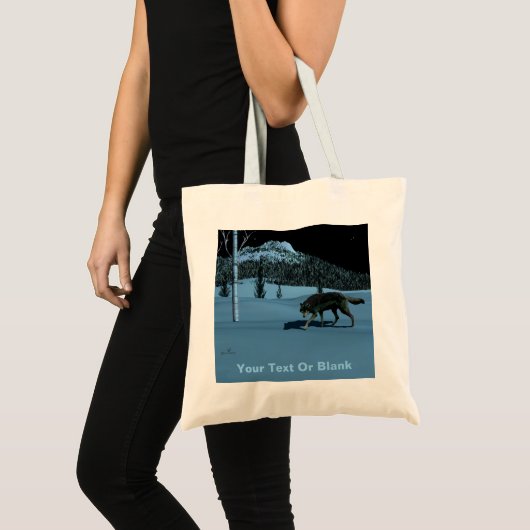 Winter Wolf - Tapetum Lucidum Tote Bag (Voorkant (product))