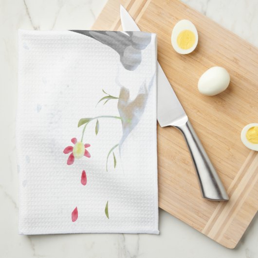 Winter Wolf Theedoek (Quarter Fold)