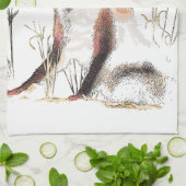 Winter Wolf Theedoek (Gevouwen)
