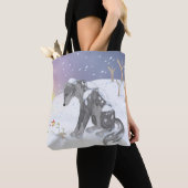 Winter Wolf Tote Bag (Dichtbij)