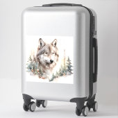 Winter Wolf Vinyl Sticker (Koffer)