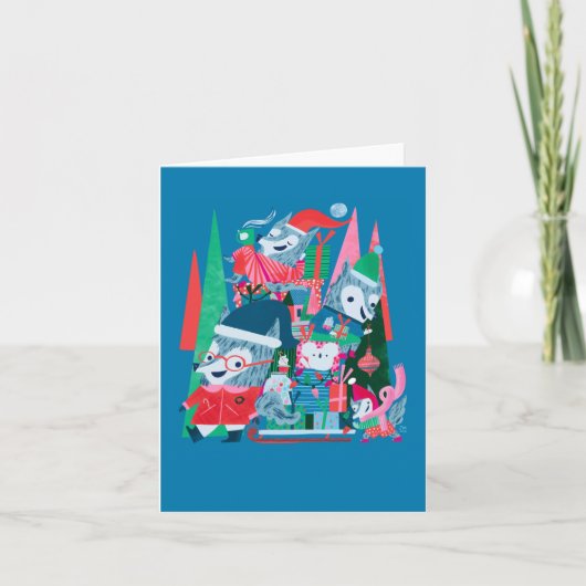 Winter Wolves Cards Kaart (Voorkant)