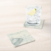 Winter Wonder Baby Shower  Kartonnen Onderzetters (Insitu)