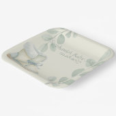 Winter Wonder Baby Shower  Papieren Bordje (Gebogen)