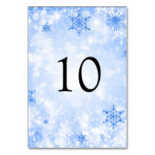 Winter Wonder Christmas Holiday Blue Kaart (Achterkant)