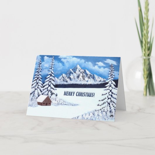 Winter Wonder Christmas Kaart (Voorkant)