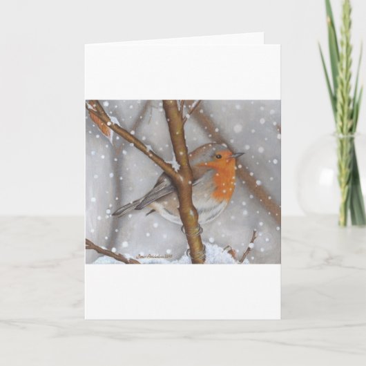 Winter Wonder Feestdagen Kaart (Voorkant)