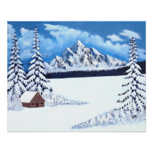 Winter Wonder Glanslip Perfect Poster