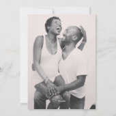 Winter Wonder Gold Foto Kalligrafie Vakantie Kaart (Achterkant)