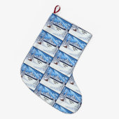 Winter Wonder Grote Kerstsok (Voorkant (Hangend))