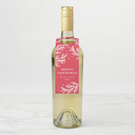 Winter Wonder Holiday Bottle Hang Label