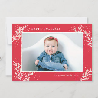 Winter Wonder Kerst Foto Kaart