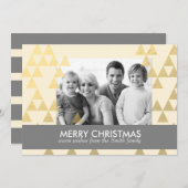 Winter Wonder-kerstfeestdag fotokaart Feestdagenkaart (Voorkant / Achterkant)