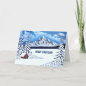 Winter Wonder Kerstkaart Kaart (Voorkant)