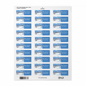 Winter Wonder Retouradreslabels Etiket (Full Sheet)