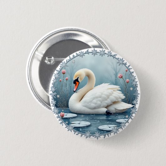 Winter Wonder Ronde Button 5,7 Cm (Voorkant /achterkant)