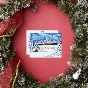 Winter Wonder Roze Goud Folie Feestdagen