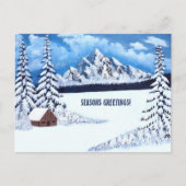 Winter Wonder Scene Ansichtkaart Briefkaart (Voorkant)