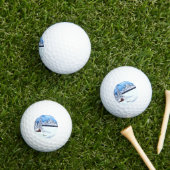 Winter Wonder Scene Golfballen (Insitu Gras)