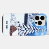 Winter Wonder Scène iPhone Case 14 Pro Max iPhone Hoesje (Achterkant horizontaal)