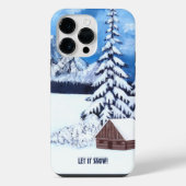 Winter Wonder Scène iPhone Case 14 Pro Max iPhone Hoesje (Achterkant)