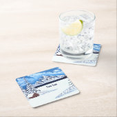 Winter Wonder Scene Kartonnen Onderzetters (Insitu)