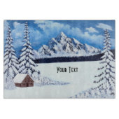 Winter Wonder Scene Snijplank (Voorkant)