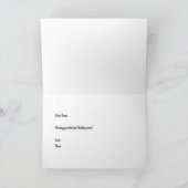 Winter Wonder Scene Verjaardag Wenskaart Kaart (Binnen)