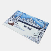 Winter Wonder Schildering Deurmat (Schuin)