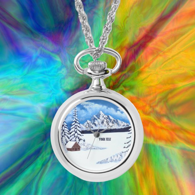 Winter Wonder Silver Ketting horloge (Creator heeft geüpload)