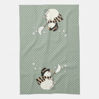 Winter Wonder Snowman Theedoek