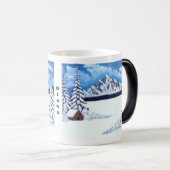 Winter Wonder Vormveranderende Mok (Voorkant rechts)
