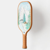 Winter Wonder with Text Pickleball Paddle (Links)
