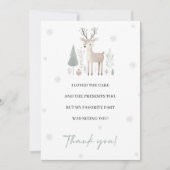 Winter Wonderland 1e verjaardag Kaart (Voorkant)