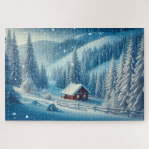 Winter Wonderland - Adembenemend Schilderachtig la Legpuzzel