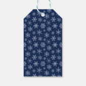 Winter Wonderland Animals Birthday Party Thank You Cadeaulabel (Achterkant)