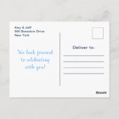 Winter Wonderland Arctic Animals Birthday Briefkaart (Achterkant)