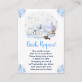 Winter Wonderland Arctic Animals Book Request Informatiekaartje (Voorkant)