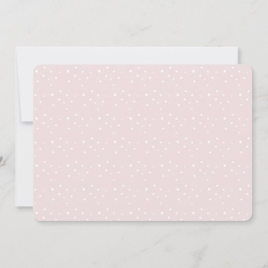 Winter Wonderland Arctic Animals Girl Birthday Kaart (Achterkant)