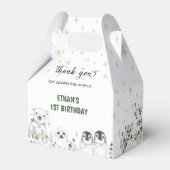 Winter Wonderland Arctic Polar Animals Bedankdoosjes (Voorkant Zijde)