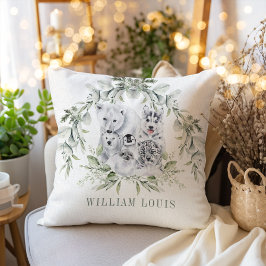 Winter Wonderland Arctische Dieren Vakantie Decor Kussen