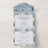 Winter Wonderland - Artistiek All In One Uitnodiging (Binnen)