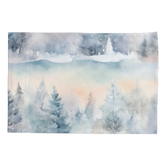 Winter Wonderland - Artistiek Kussensloop (Achterkant)