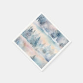 Winter Wonderland - Artistiek Servet (Hoek)