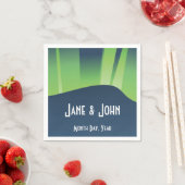 Winter Wonderland Auroras Napkins Servetten (Insitu)