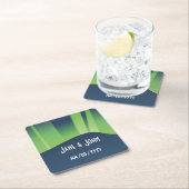 Winter Wonderland Auroras Paper Onderzetter (Insitu)