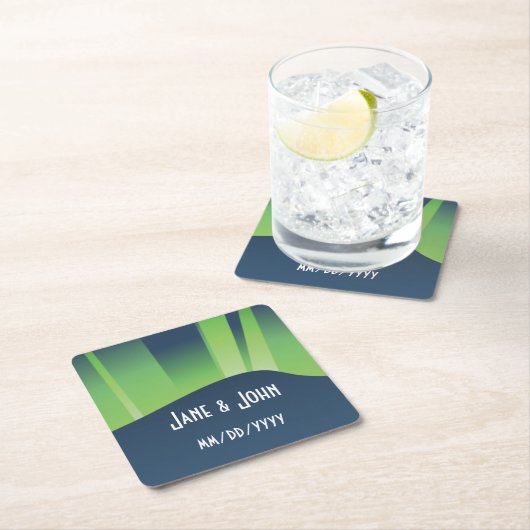 Winter Wonderland Auroras Paper Onderzetter (Insitu)